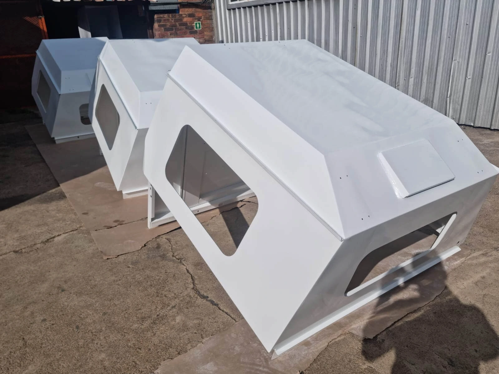Powder coated parts