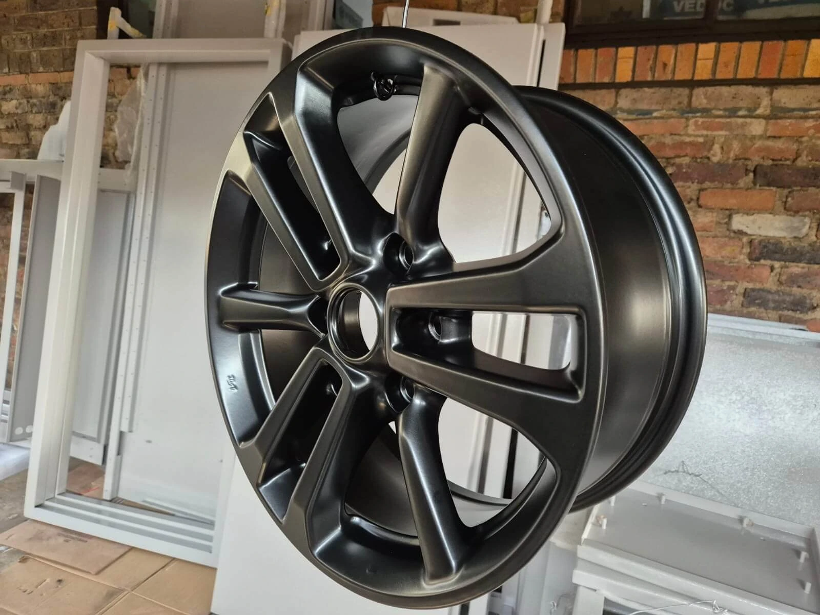 Coated wheel