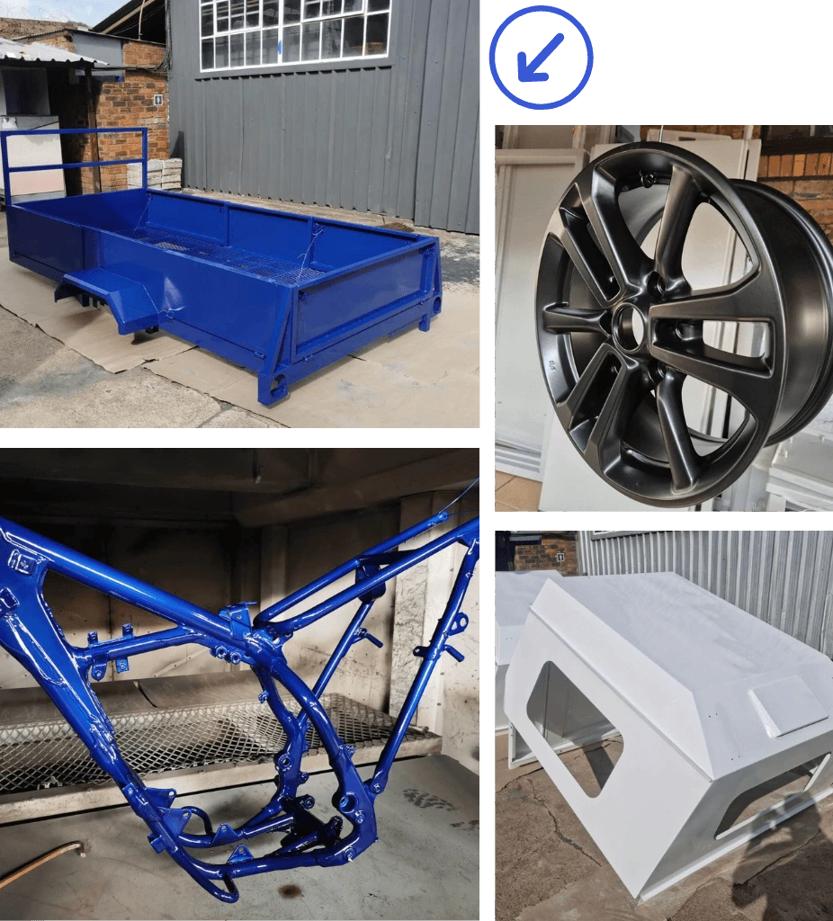 Assorted coated products by Techmo